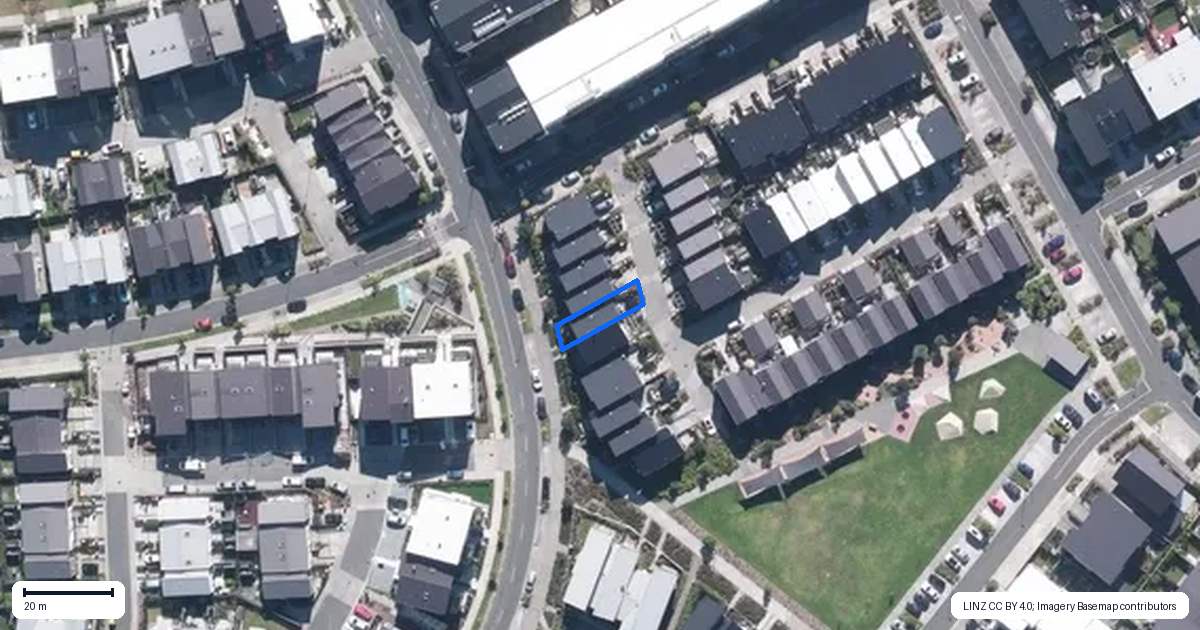 Property context map for 20 Nugget Avenue, Hobsonville, Auckland