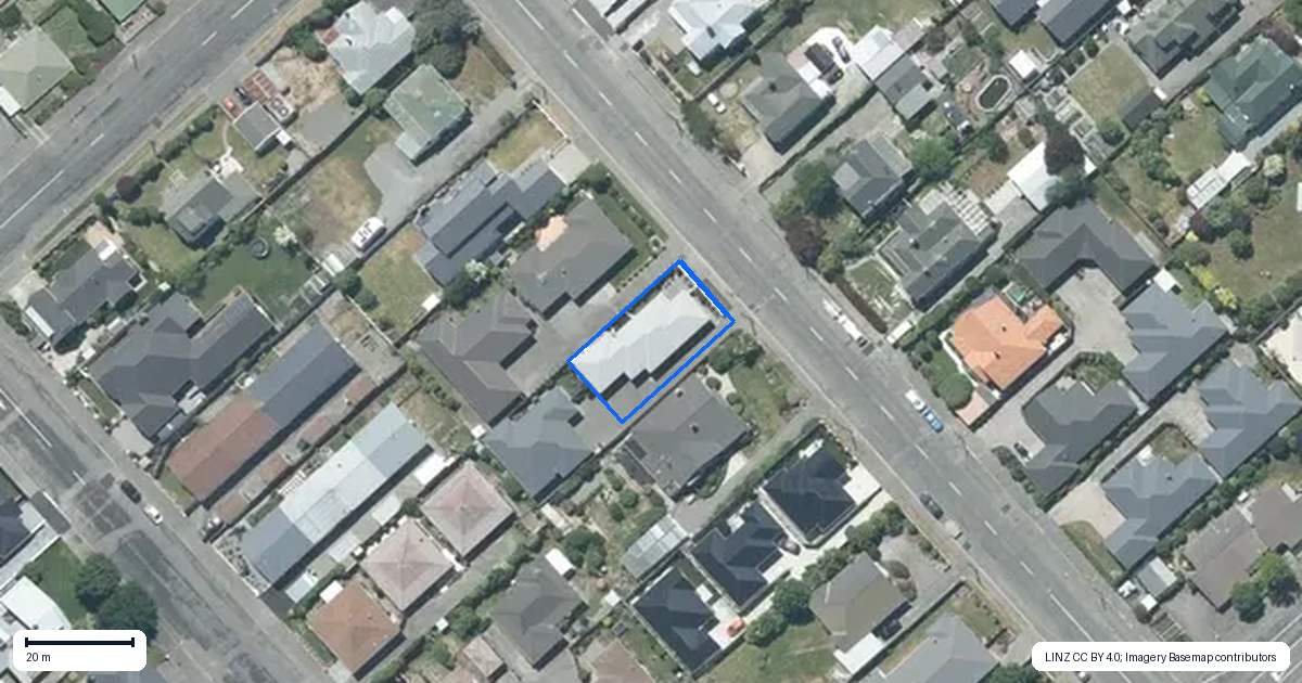 Property context map for 62 Wills Street, Ashburton