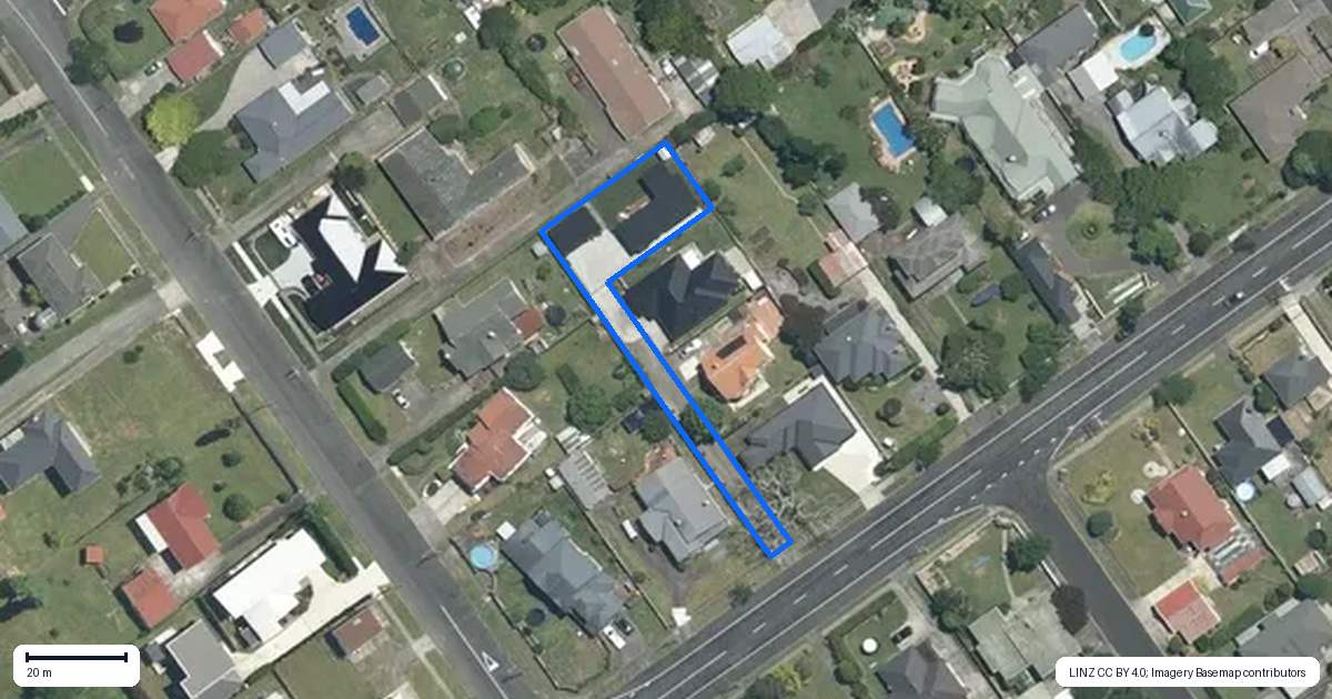 Property context map for 39D Coronation Road, Morrinsville