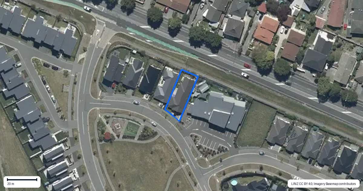Property context map for 18 Grey Way Road, Russley, Christchurch