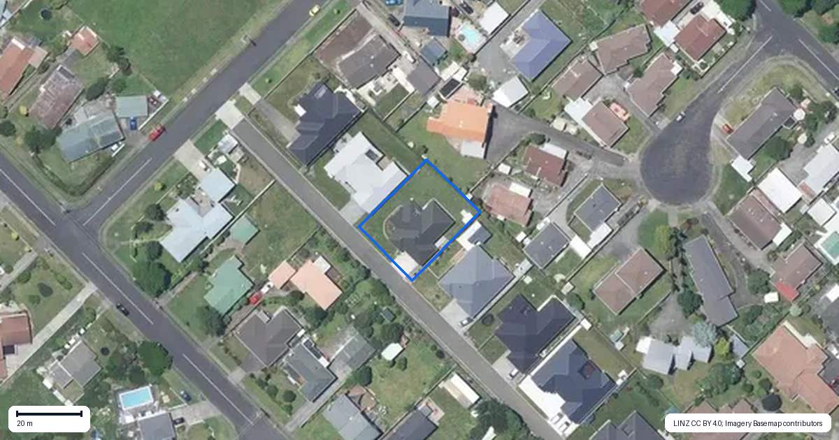 Property context map for 35 Sussex Road, Springvale, Whanganui