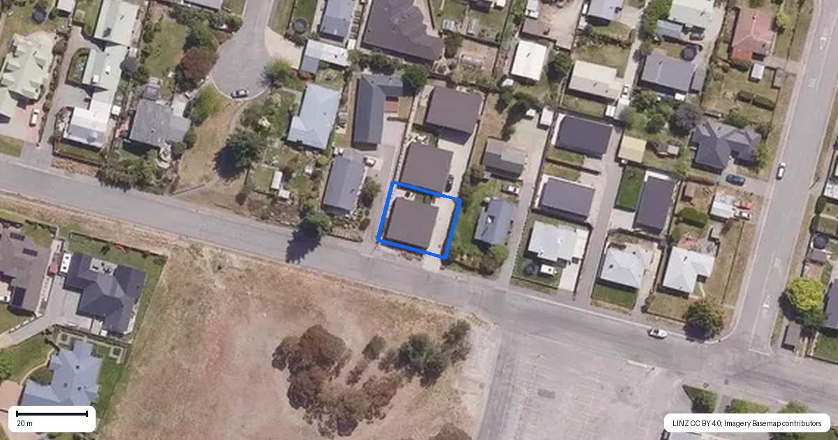 Property context map for 39 Melmore Terrace, Cromwell