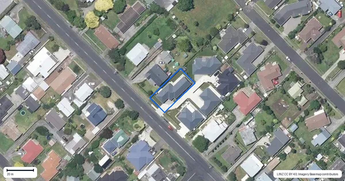 Property context map for 42 Springvale Road, Springvale, Whanganui