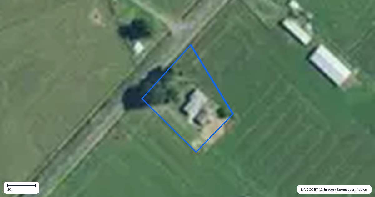Property context map for 272 Wharepoa Road, Netherton, Paeroa