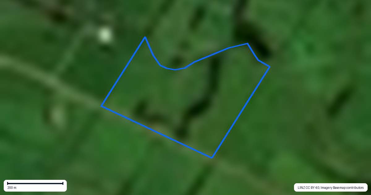 Property context map for 1514 Owaka Valley Road, Owaka Valley, Owaka