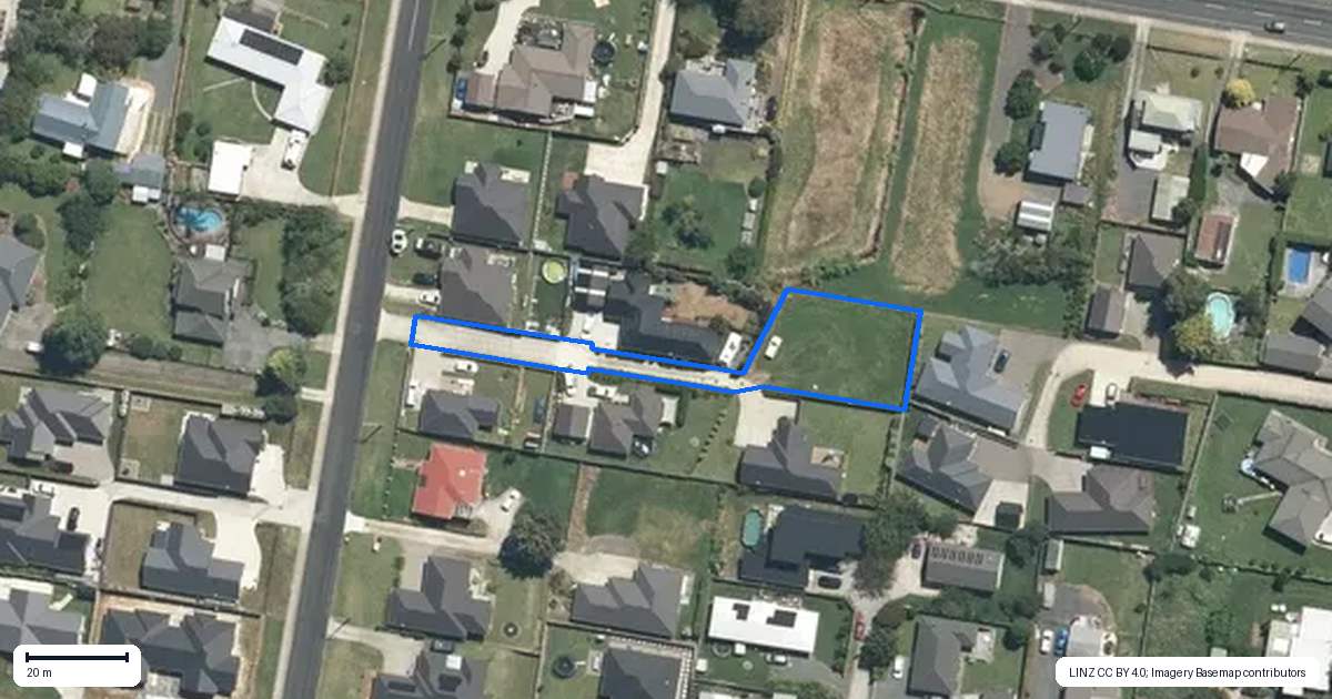 Property context map for 5/5 Hall Street, Kihikihi, Te Awamutu