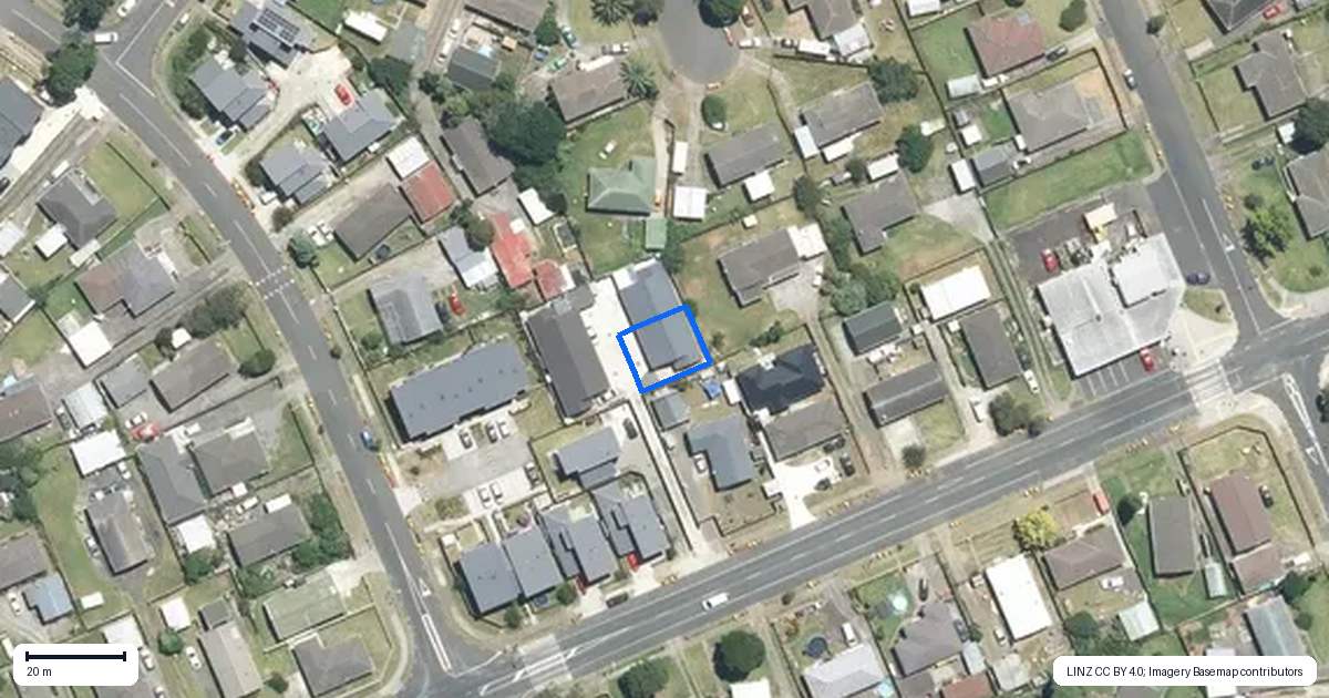 Property context map for 171A Wordsworth Road, Manurewa, Auckland
