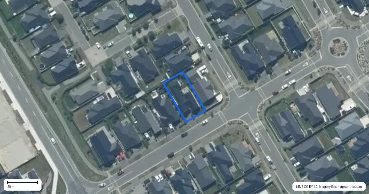 Property context map for 9 Kate Sheppard Drive, Rolleston