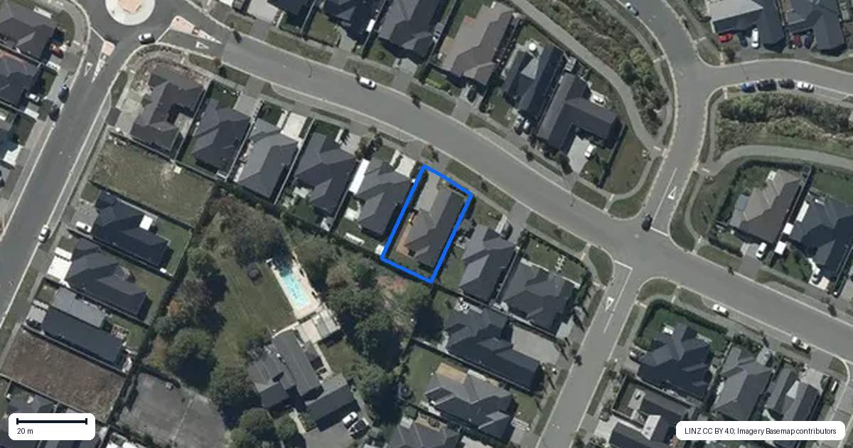 Property context map for 12 Collier Drive, Halswell, Christchurch