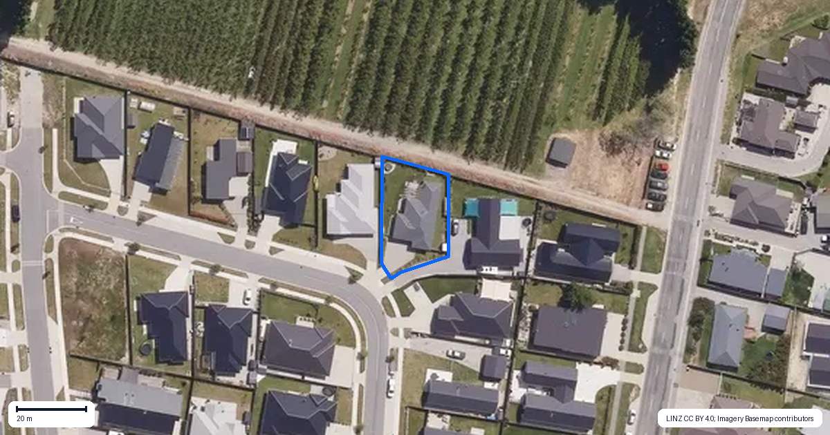 Property context map for 11 Guano Crescent, Cromwell