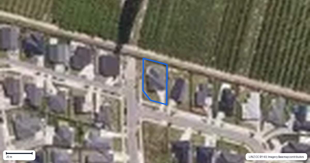 Property context map for 21 Guano Crescent, Cromwell