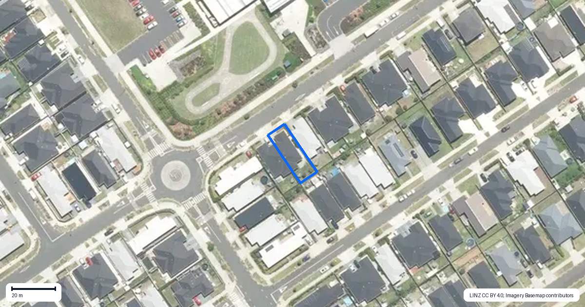 Property context map for 33 Taikaranga Street, Pukekohe