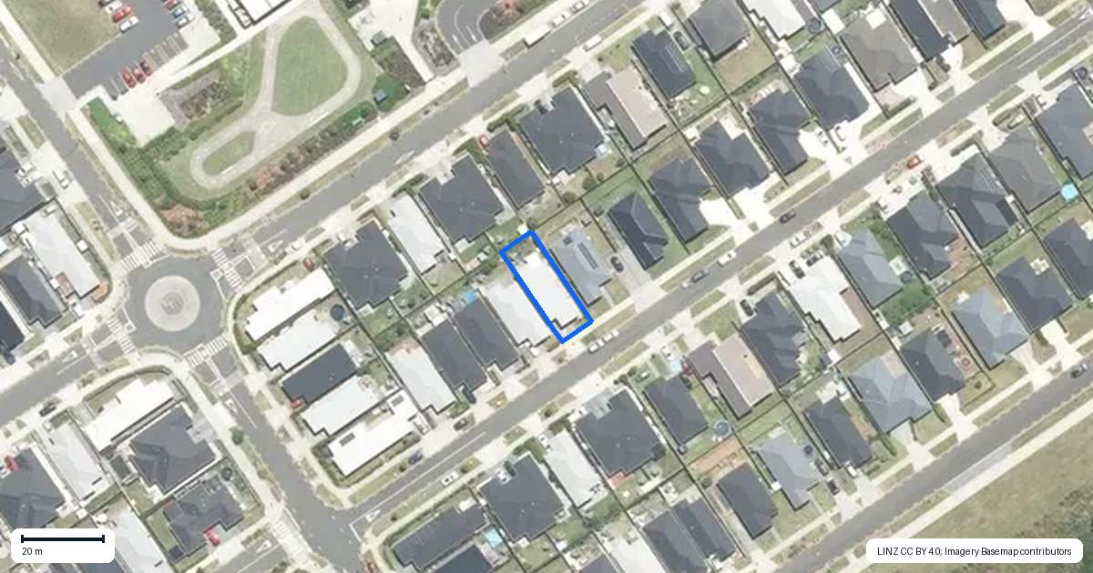 Property context map for 22 Kare Ariki Place, Pukekohe