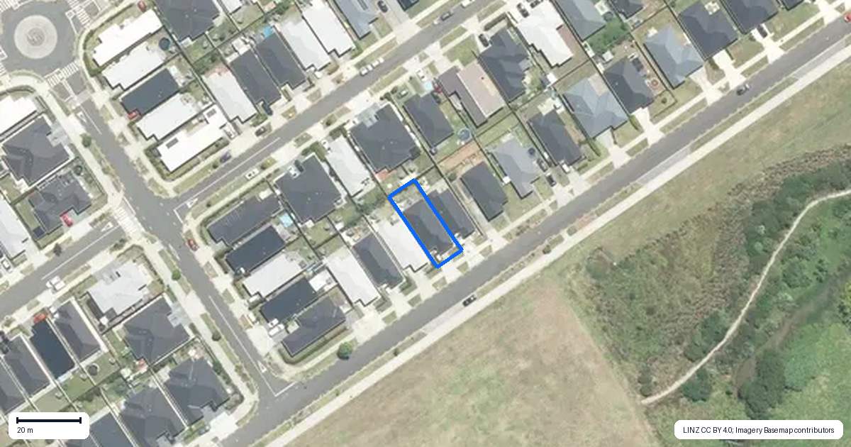 Property context map for 97 Belmont Road, Pukekohe