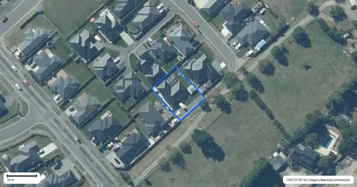 Property context map for 24 Will Street, Rolleston