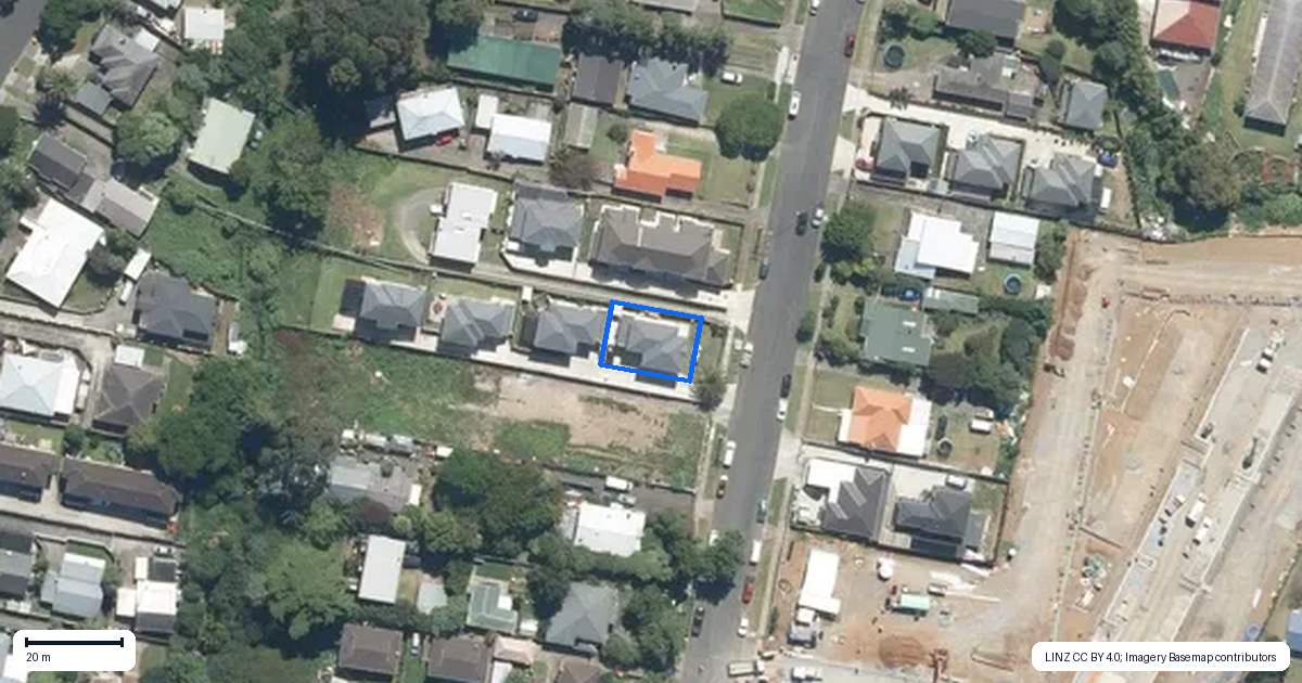 Property context map for 17A Earlsworth Road, Mangere East, Auckland