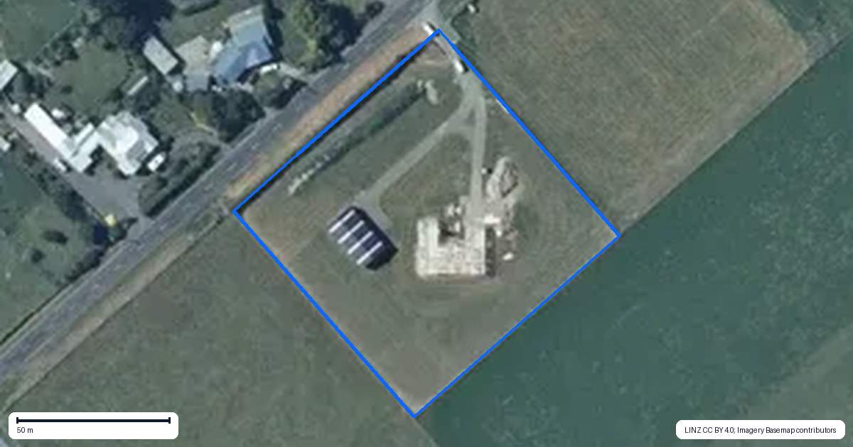 Property context map for 77 Aranui Road, Kairanga