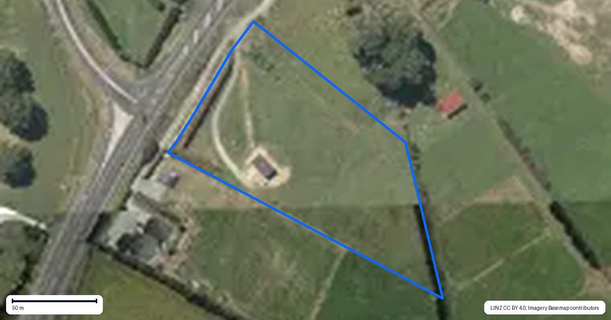 Property context map for 245 Limmer Road, Te Kowhai, Hamilton
