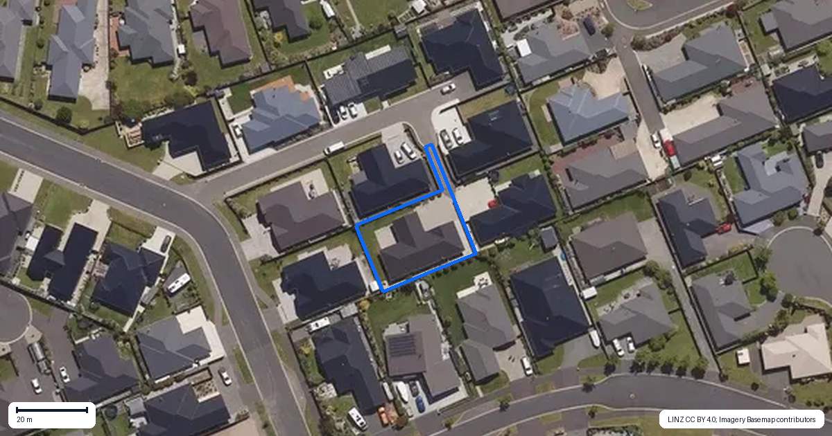 Property context map for 6 Neil Collins Lane, Mosgiel