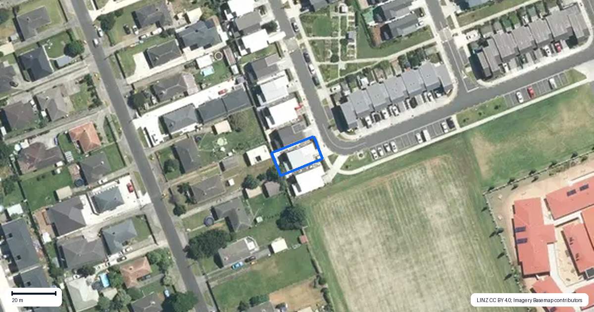 Property context map for 58 Te Aparangi Road, Papakura