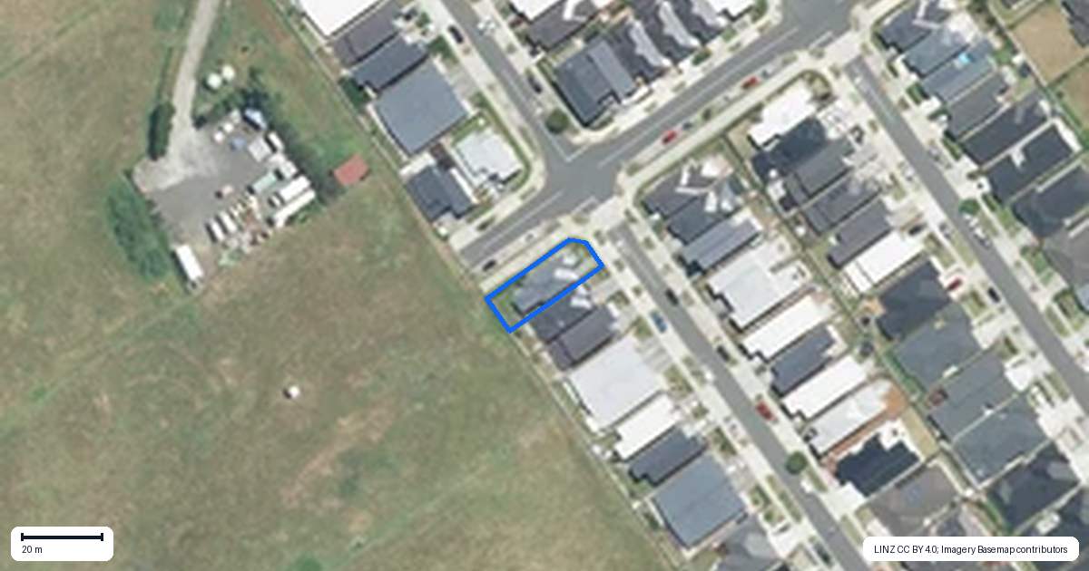Property context map for 36 Exmoor Road, Karaka, Papakura