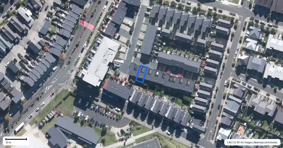 Property context map for 16 Kerewhenua Crescent, Hobsonville, Auckland