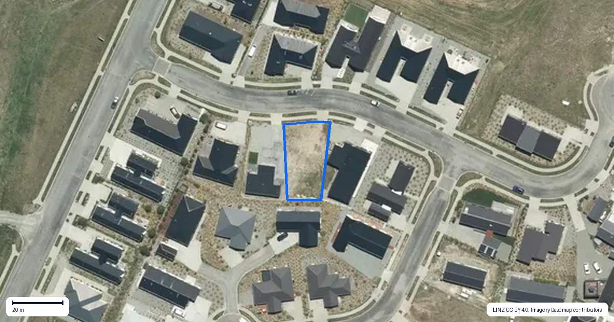 Property context map for 6 Edwards Lane, Lake Tekapo