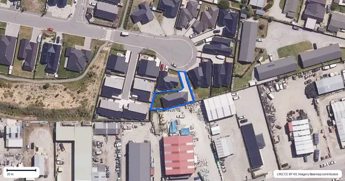 Property context map for 37 Smitham Drive, Cromwell