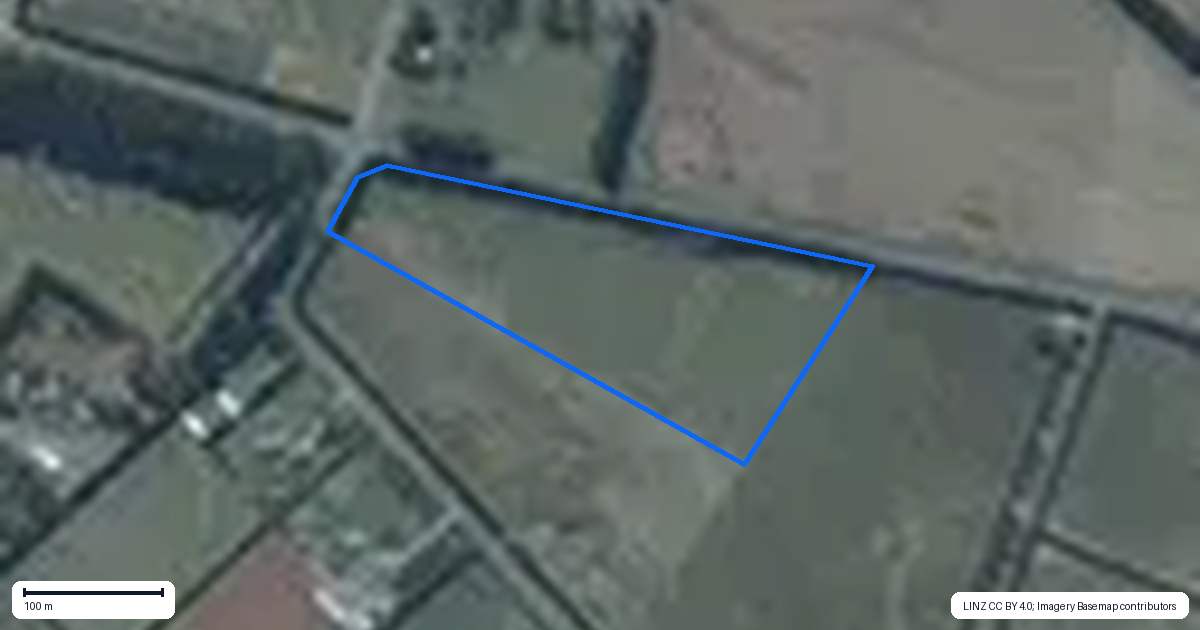 Property context map for 158 Melton Grange Road, West Melton