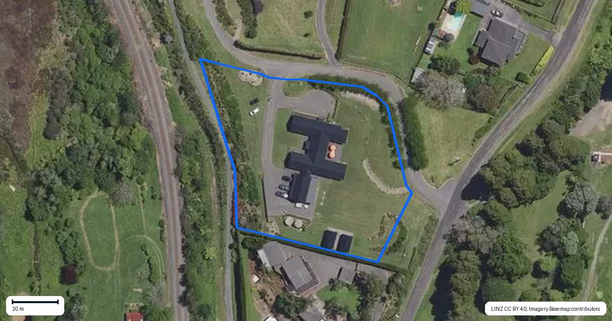 Property context map for 277D Plummers Point Road, Whakamarama