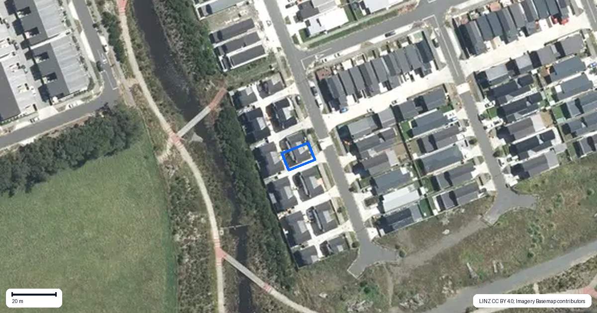 Property context map for 57 John Gray Street, Papakura