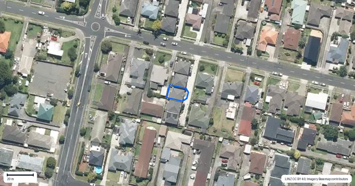 Property context map for 21C Omagh Avenue, Papatoetoe, Auckland