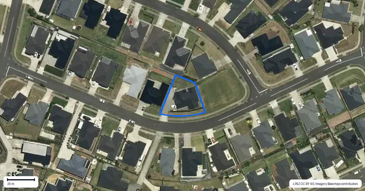 Property context map for 10 Skiffington Road, Pokeno