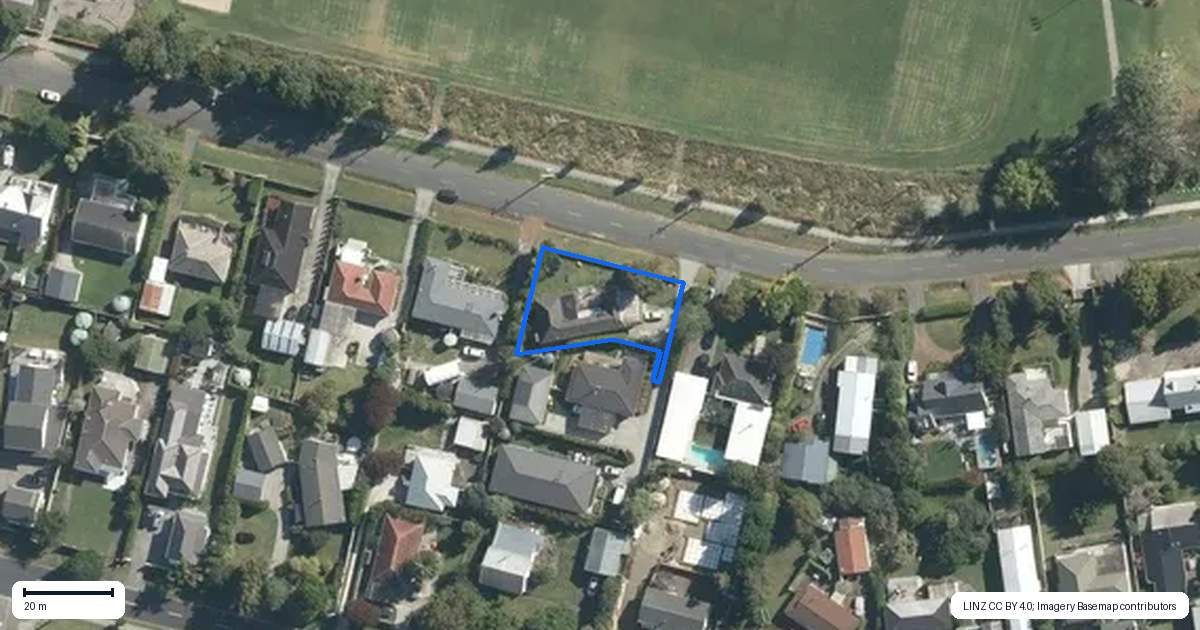 Property context map for 20A Princes Street, Riverhead