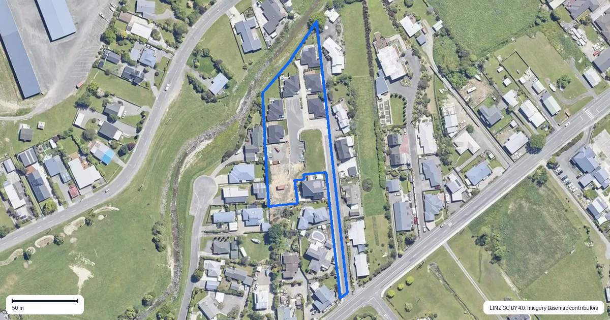 Property context map for 12 Discovery Way, Waikawa, Picton