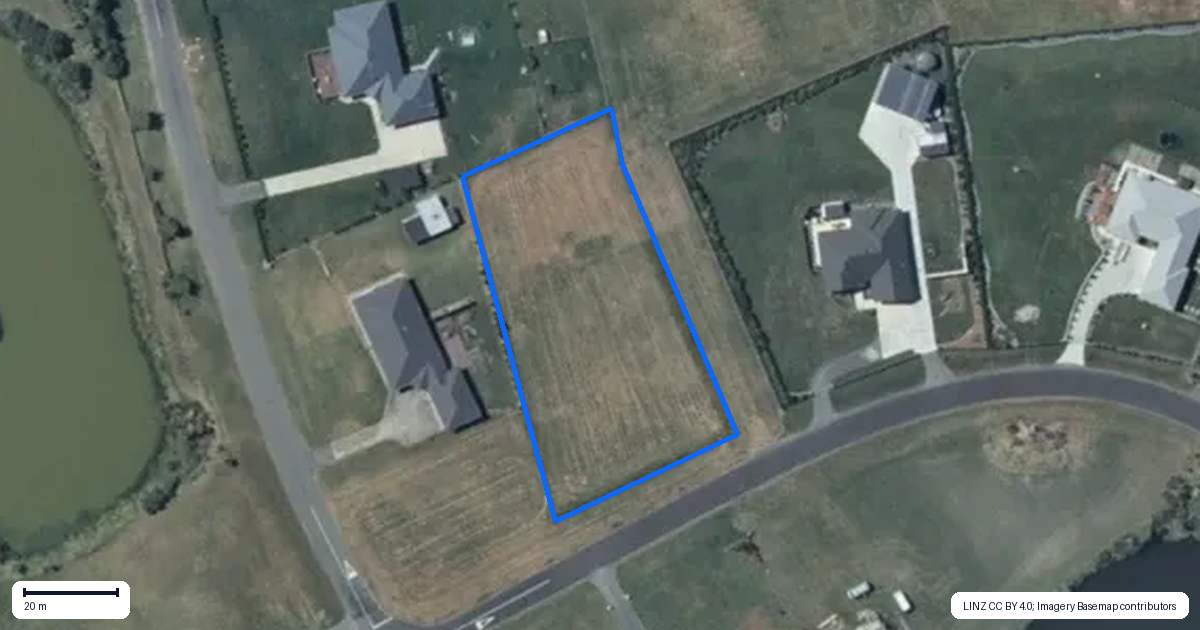 Property context map for 1 Carex Grove, Foxton Beach, Foxton