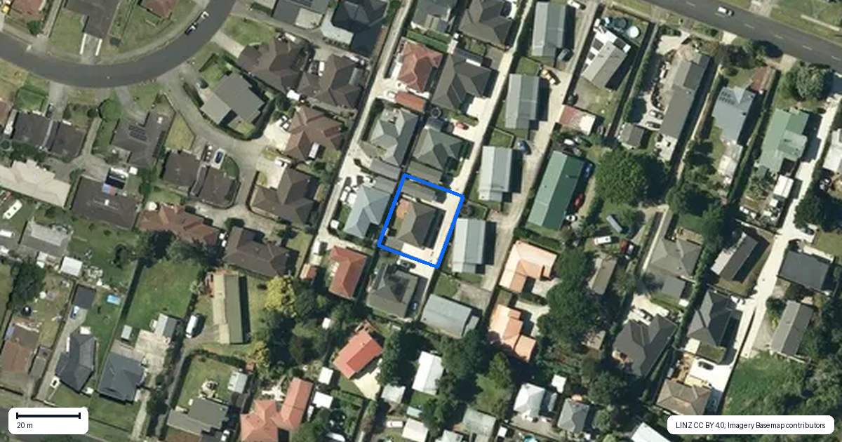 Property context map for 31C Jellicoe Avenue, Tuakau