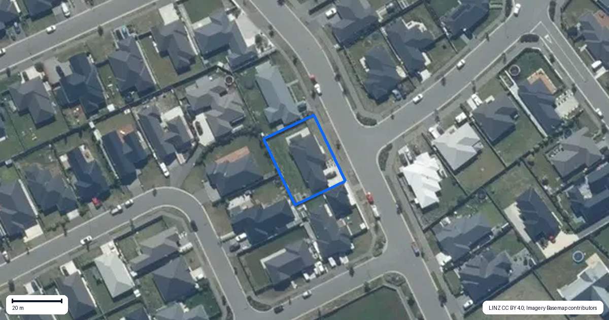 Property context map for 107 Branthwaite Drive, Rolleston