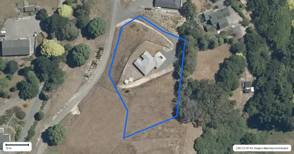 Property context map for 22B Mangatarata Road, Waipukurau
