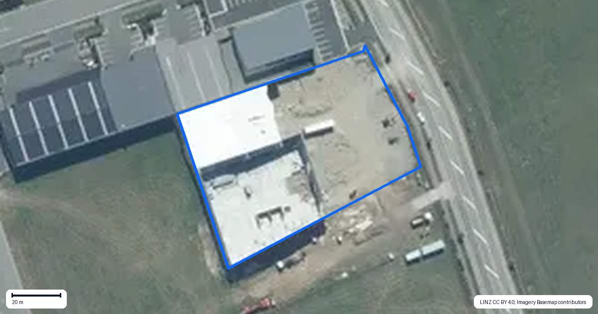 Property context map for 89 Iport Drive, Rolleston