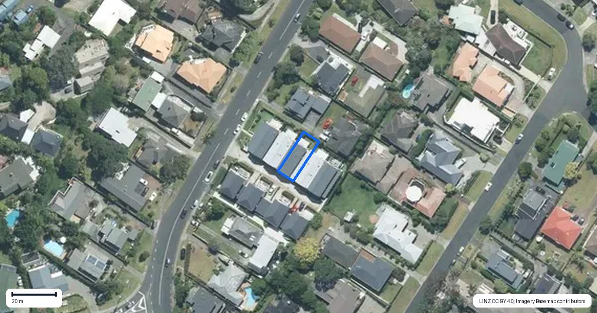 Property context map for 6 The Bays Rise, Murrays Bay, Auckland