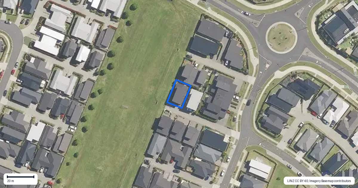 Property context map for 6 Taniko Lane, Papamoa