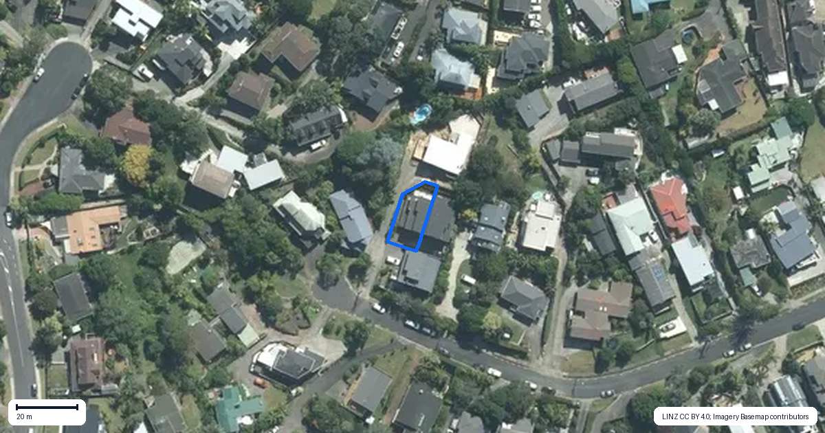 Property context map for 37A Hythe Terrace, Mairangi Bay, Auckland