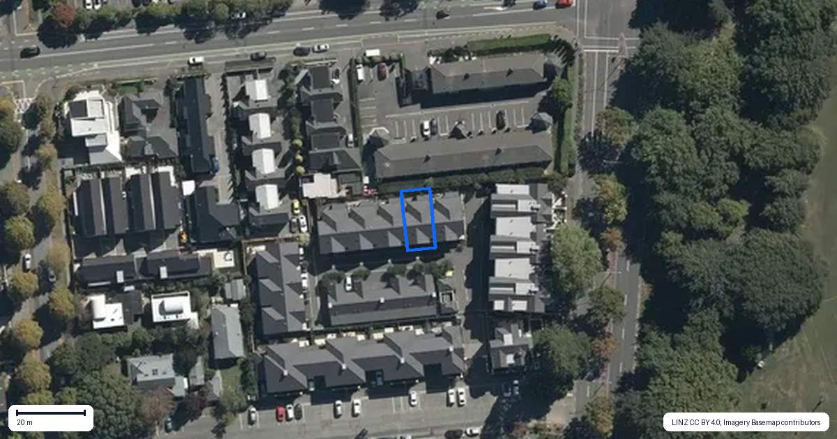Property context map for 4 John Britten Lane, Riccarton, Christchurch