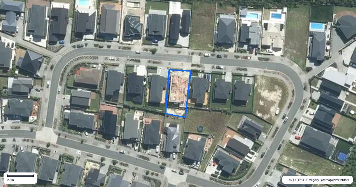 Property context map for 14 Headsail Drive, Long Bay, Auckland