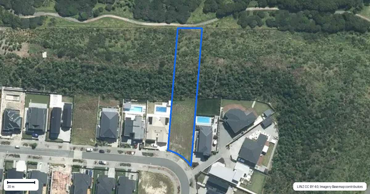 Property context map for 37 Headsail Drive, Long Bay, Auckland
