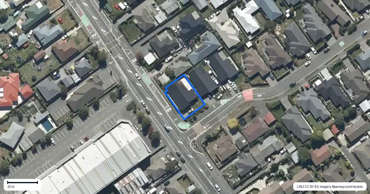 Property context map for 46 Epsom Road, Sockburn, Christchurch