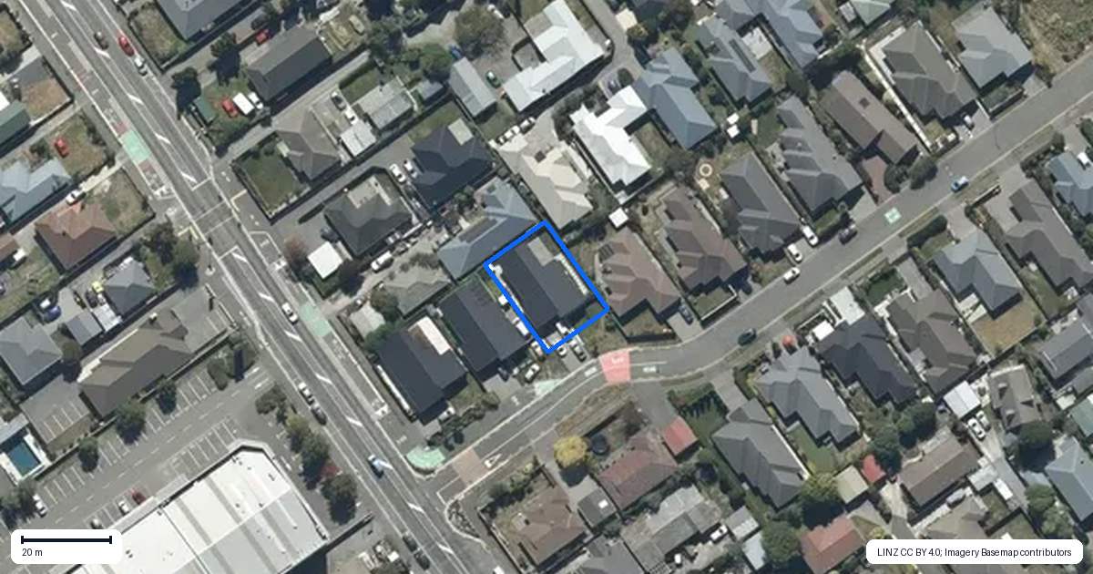 Property context map for 46B Epsom Road, Sockburn, Christchurch