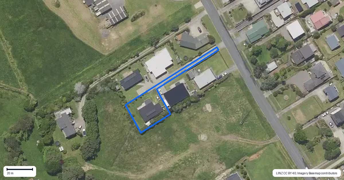 Property context map for 16C Hanlen Avenue, Waihi Beach