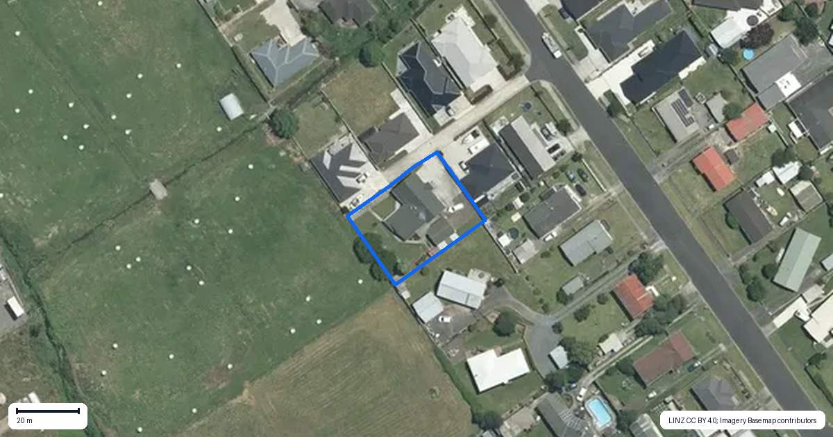 Property context map for 3 Gulati Lane, Morrinsville